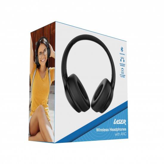 Laser ANC Bluetooth Headphones 20 Hour Battery Life